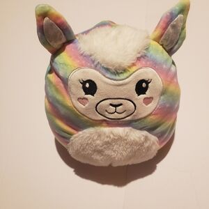 Squishmallows rainbow Llama Bailey 10" Stuffed Plush.
